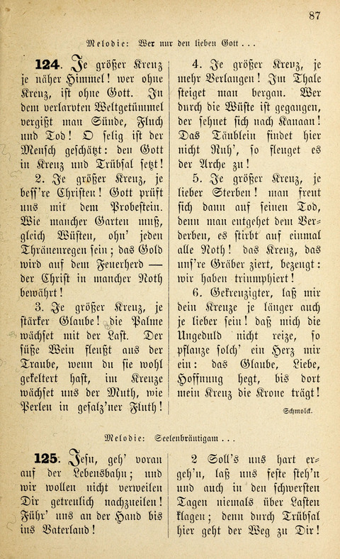 Des "Heils Vollendung": eine Sammlung von Sterbe-, Begräbniß- und Trostliedern für evangelische Christen page 87