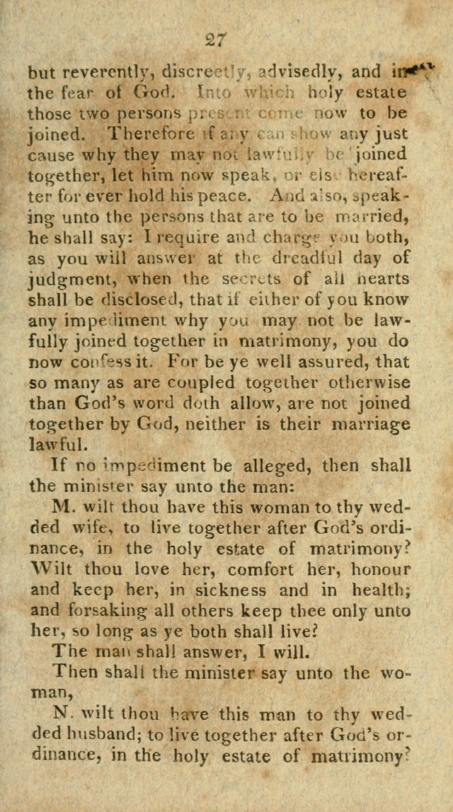 The Discipline of the United Freewill Baptist Church: together with hymns and spiritual songs, for the use of its members page 27