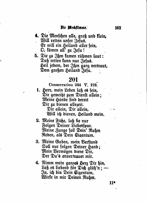 Die Weckstimme: Eine Sammlung geistlicher Lieder für jugendliche Sänger (8th ed.) page 161