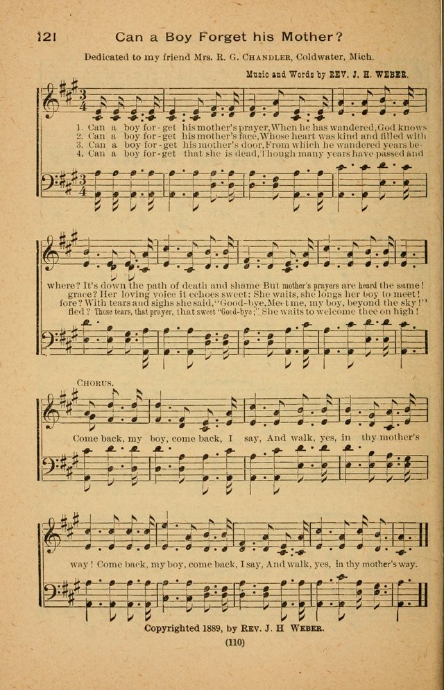 The Evangelist No. 3: for revival, praise and prayer meetings or Sunday schools  (Music edition) page 110