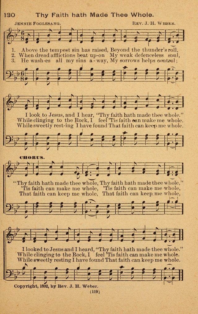 The Evangelist No. 3: for revival, praise and prayer meetings or Sunday schools  (Music edition) page 119