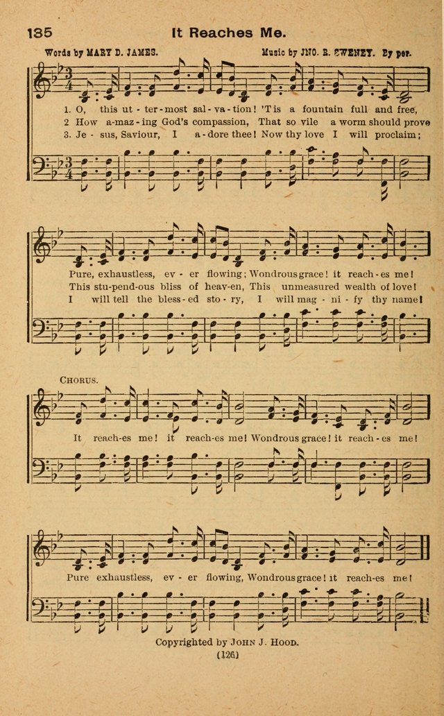 The Evangelist No. 3: for revival, praise and prayer meetings or Sunday schools  (Music edition) page 126