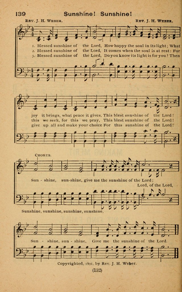 The Evangelist No. 3: for revival, praise and prayer meetings or Sunday schools  (Music edition) page 132