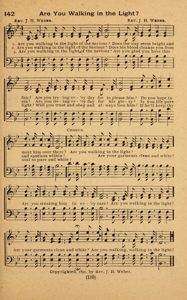 The Evangelist No. 3: for revival, praise and prayer meetings or Sunday schools  (Music edition) page 135