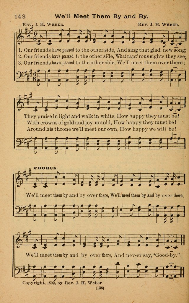 The Evangelist No. 3: for revival, praise and prayer meetings or Sunday schools  (Music edition) page 136