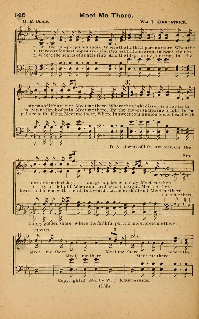 The Evangelist No. 3: for revival, praise and prayer meetings or Sunday schools  (Music edition) page 138