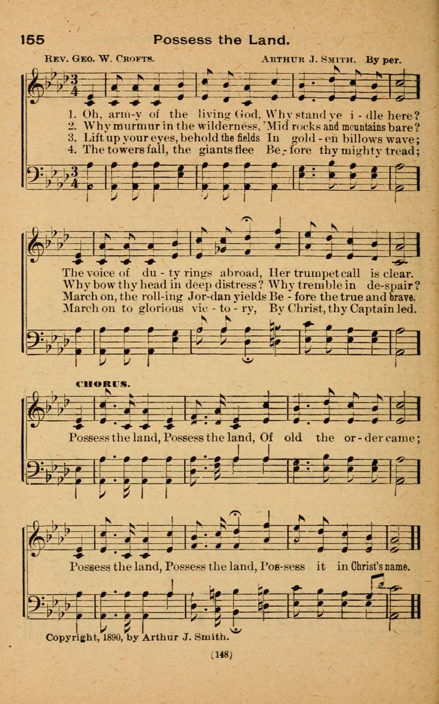 The Evangelist No. 3: for revival, praise and prayer meetings or Sunday schools  (Music edition) page 148