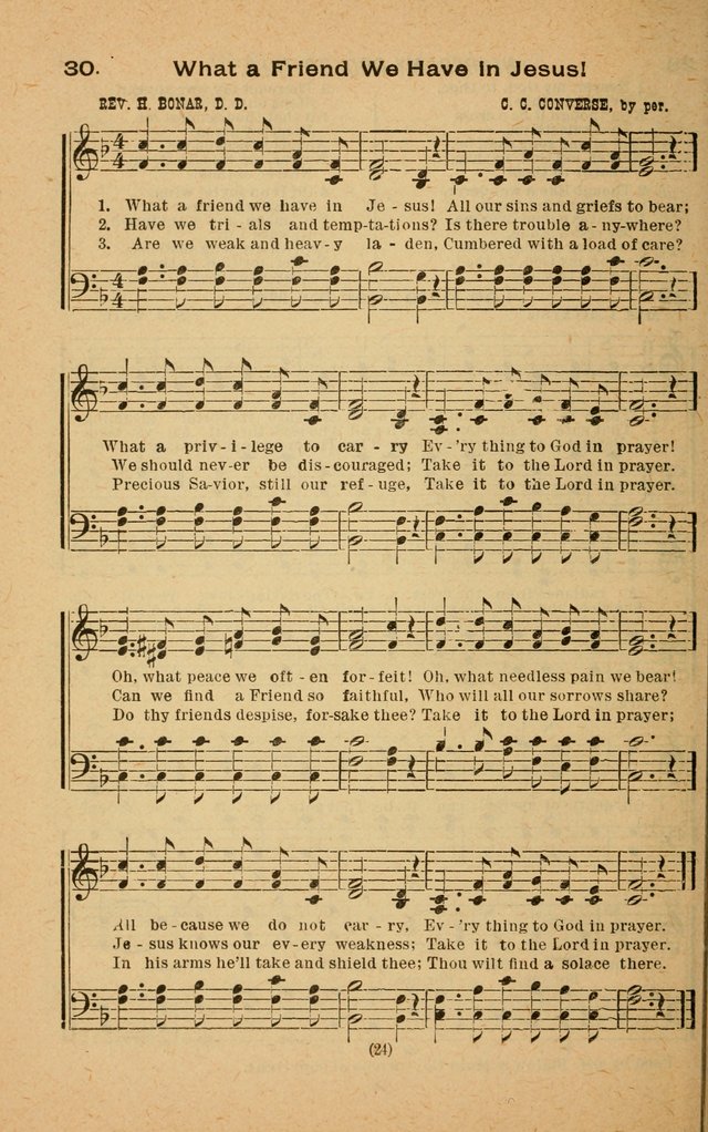 The Evangelist No. 3: for revival, praise and prayer meetings or Sunday schools  (Music edition) page 24