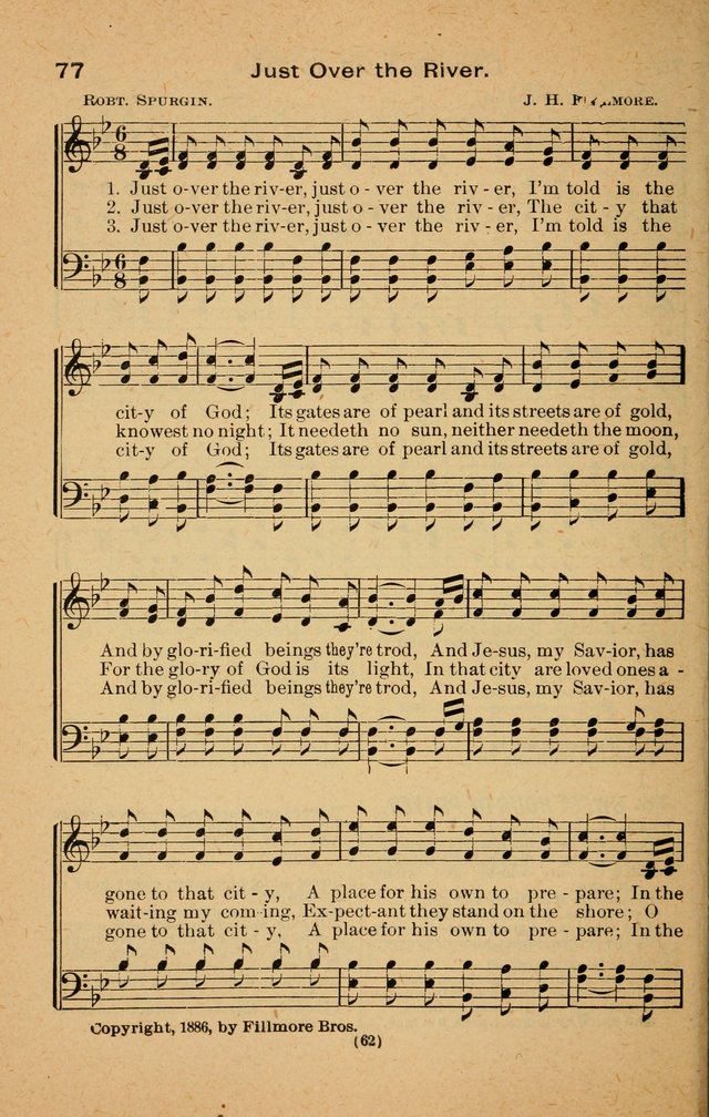 The Evangelist No. 3: for revival, praise and prayer meetings or Sunday schools  (Music edition) page 62