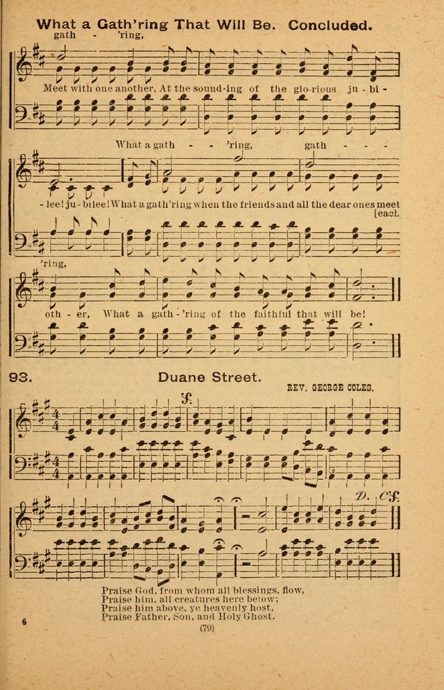 The Evangelist No. 3: for revival, praise and prayer meetings or Sunday schools  (Music edition) page 79