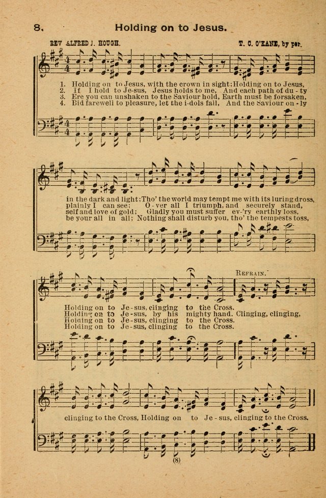 The Evangelist No. 3: for revival, praise and prayer meetings or Sunday schools  (Music edition) page 8