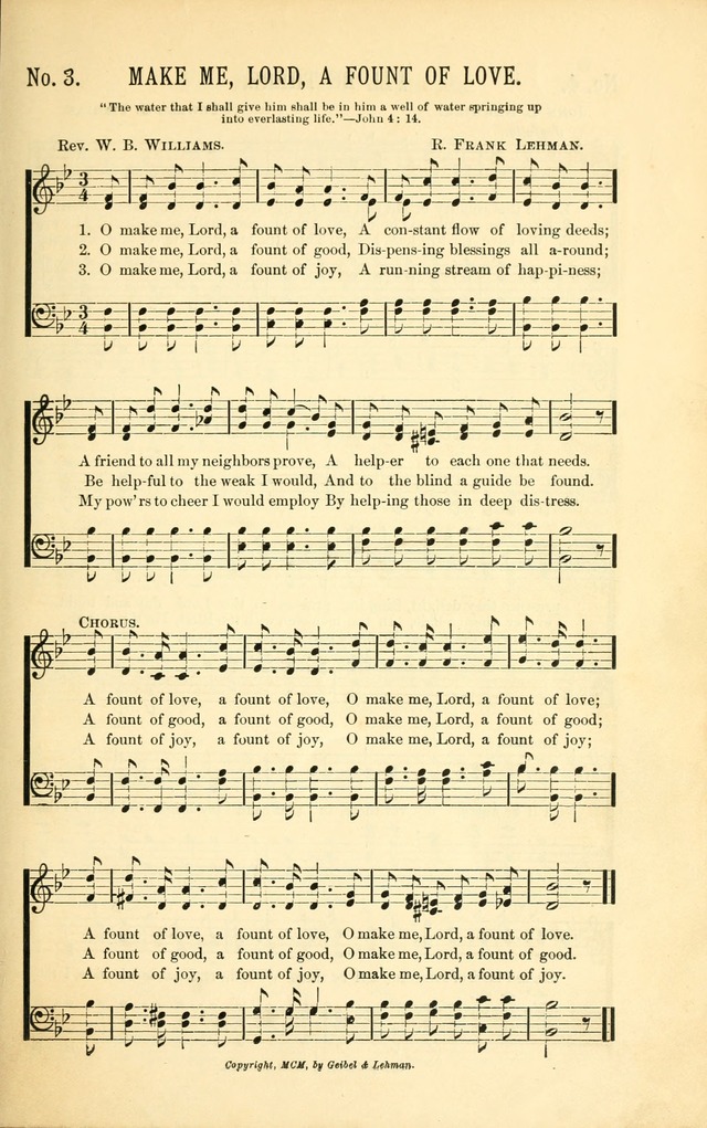 Evangelistic Edition of Heavenly Sunlight: containing gems of song for evangelistic services, prayer and praise meetings and devotional gatherings page 10