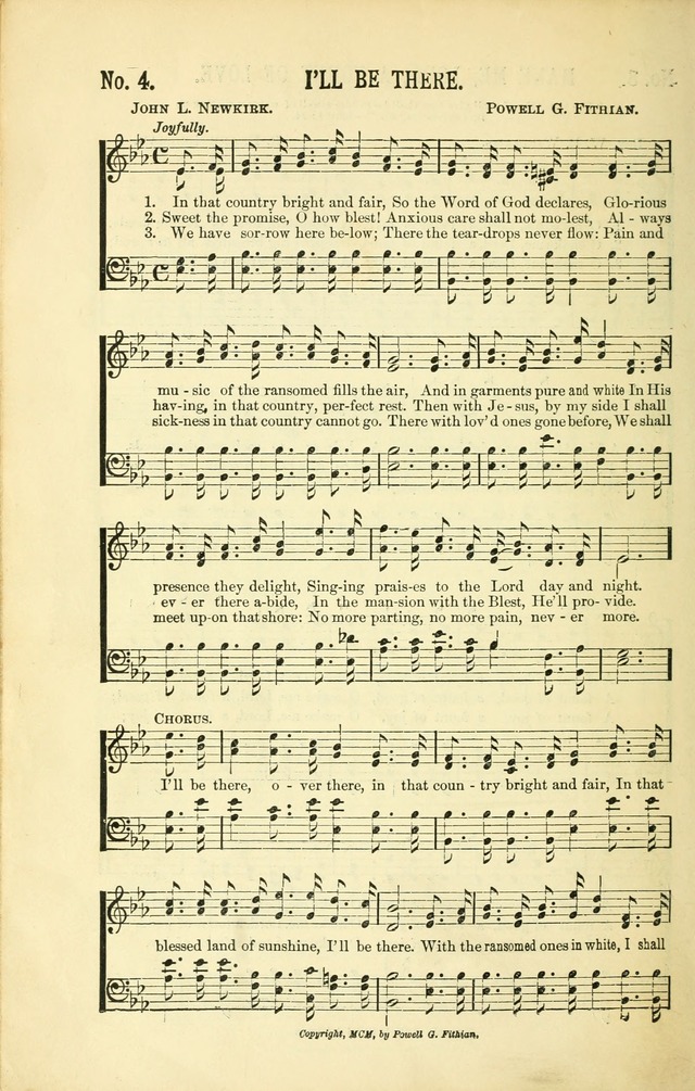 Evangelistic Edition of Heavenly Sunlight: containing gems of song for evangelistic services, prayer and praise meetings and devotional gatherings page 11