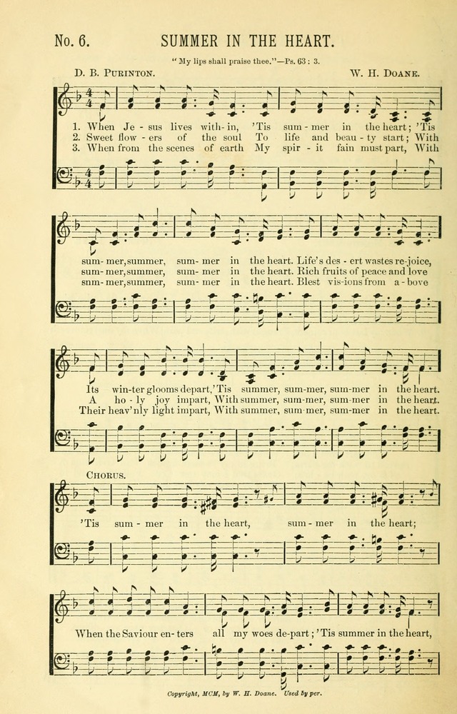 Evangelistic Edition of Heavenly Sunlight: containing gems of song for evangelistic services, prayer and praise meetings and devotional gatherings page 13