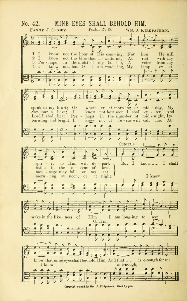 Evangelistic Edition of Heavenly Sunlight: containing gems of song for evangelistic services, prayer and praise meetings and devotional gatherings page 49