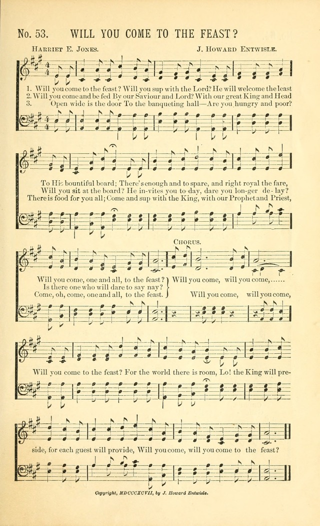 Evangelistic Edition of Heavenly Sunlight: containing gems of song for evangelistic services, prayer and praise meetings and devotional gatherings page 60