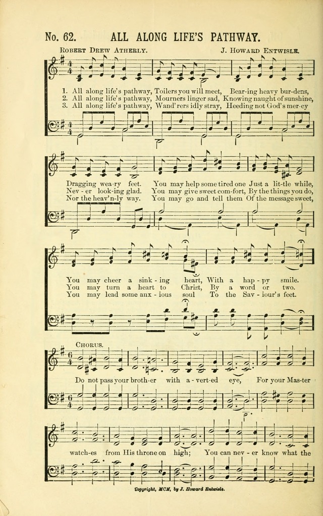 Evangelistic Edition of Heavenly Sunlight: containing gems of song for evangelistic services, prayer and praise meetings and devotional gatherings page 69