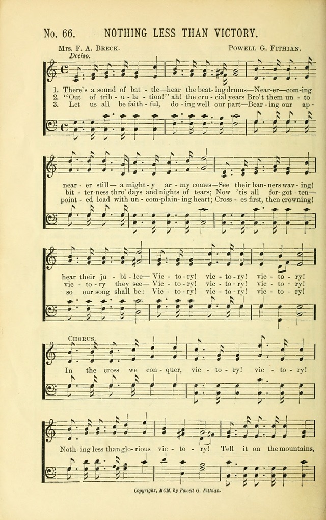 Evangelistic Edition of Heavenly Sunlight: containing gems of song for evangelistic services, prayer and praise meetings and devotional gatherings page 73