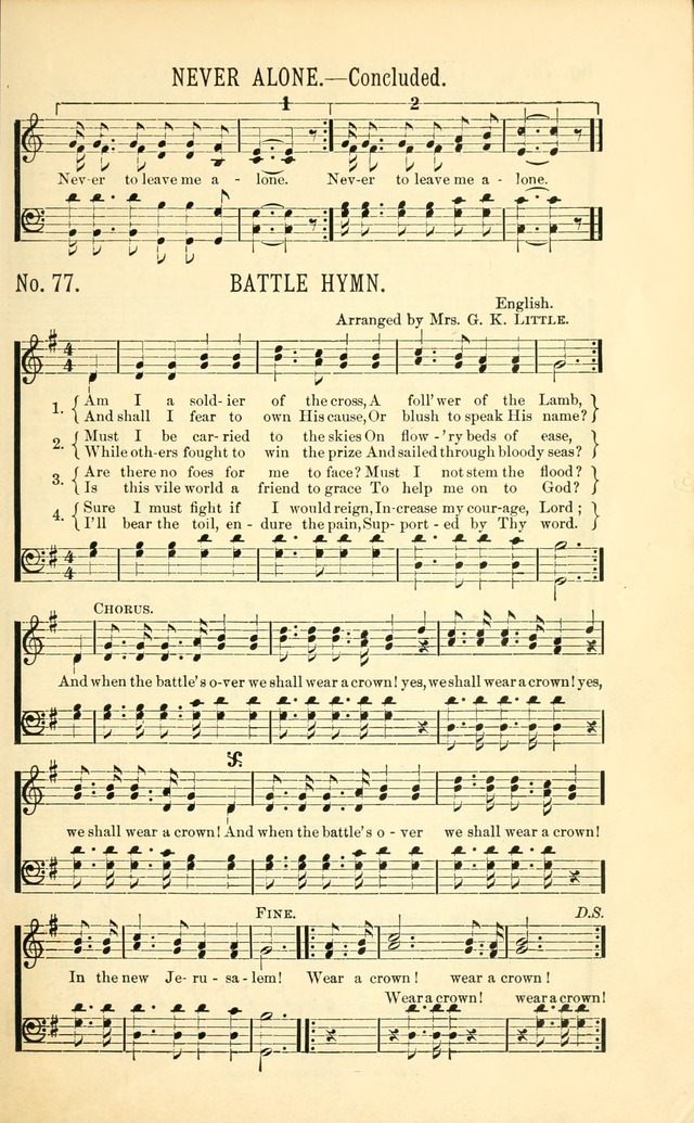 Evangelistic Edition of Heavenly Sunlight: containing gems of song for evangelistic services, prayer and praise meetings and devotional gatherings page 84