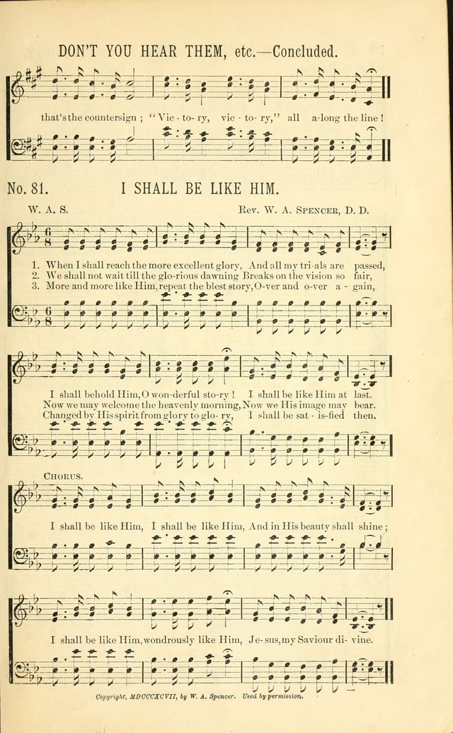 Evangelistic Edition of Heavenly Sunlight: containing gems of song for evangelistic services, prayer and praise meetings and devotional gatherings page 88