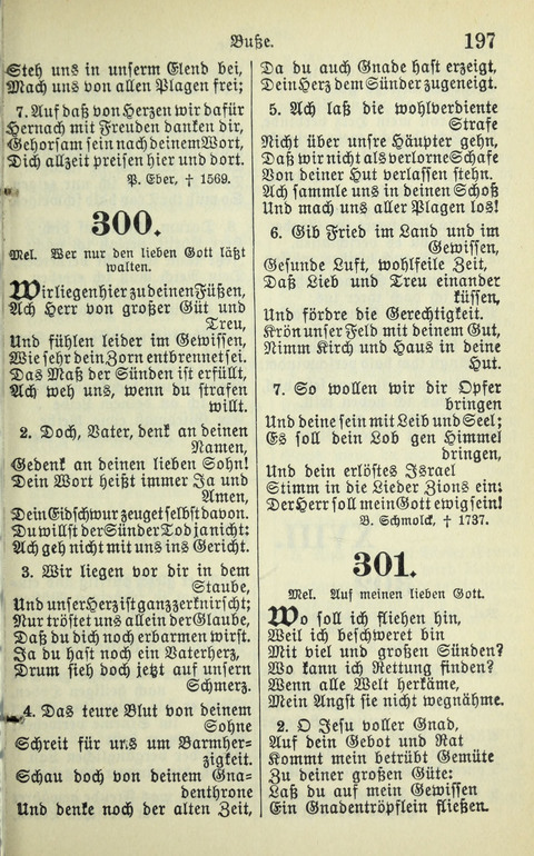 Evangelisches Gesangbuch. Nach Zustimmung der Provinszialsznode vom Jahre 1884 zur Einfürung in der Provinz Brandenburg mit Genehmigung des Evangelischen Oberkirchenrats page 199