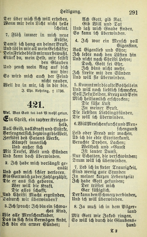 Evangelisches Gesangbuch. Nach Zustimmung der Provinszialsznode vom Jahre 1884 zur Einfürung in der Provinz Brandenburg mit Genehmigung des Evangelischen Oberkirchenrats page 293