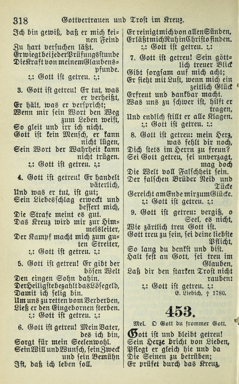 Evangelisches Gesangbuch. Nach Zustimmung der Provinszialsznode vom Jahre 1884 zur Einfürung in der Provinz Brandenburg mit Genehmigung des Evangelischen Oberkirchenrats page 320