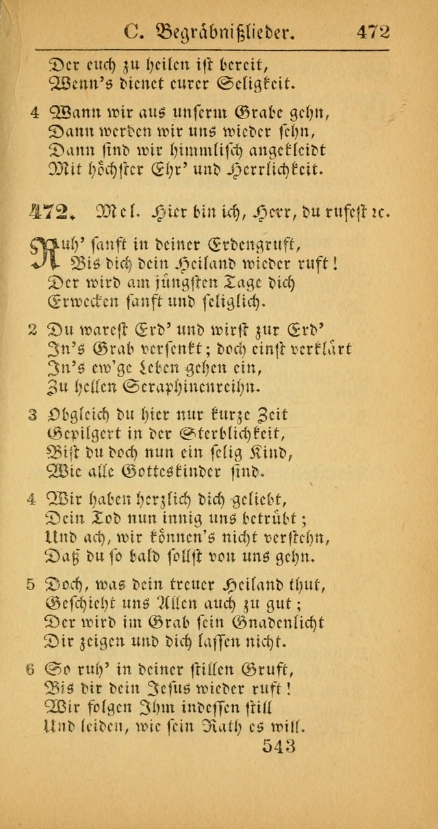 Evangelisches Gesangbuch: oder eine sammlung geistreicher lieder zum gebrauch der Evangelischen Gemeinscaft und aller heilsuchenden seelen  (4th und verb. Aufl.) page 545