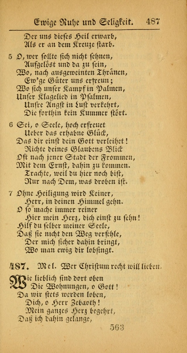 Evangelisches Gesangbuch: oder eine sammlung geistreicher lieder zum gebrauch der Evangelischen Gemeinscaft und aller heilsuchenden seelen  (4th und verb. Aufl.) page 565