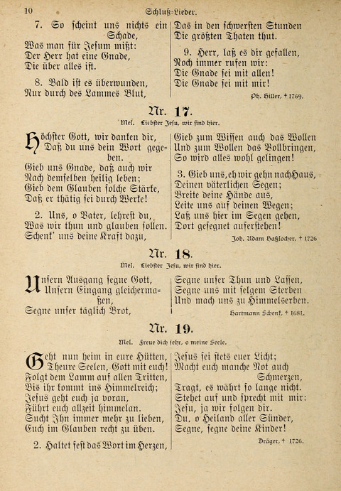 Evangelisches Gesangbuch: für die deutschen Congregational-Gemeinden von Nork-Amerika page 10