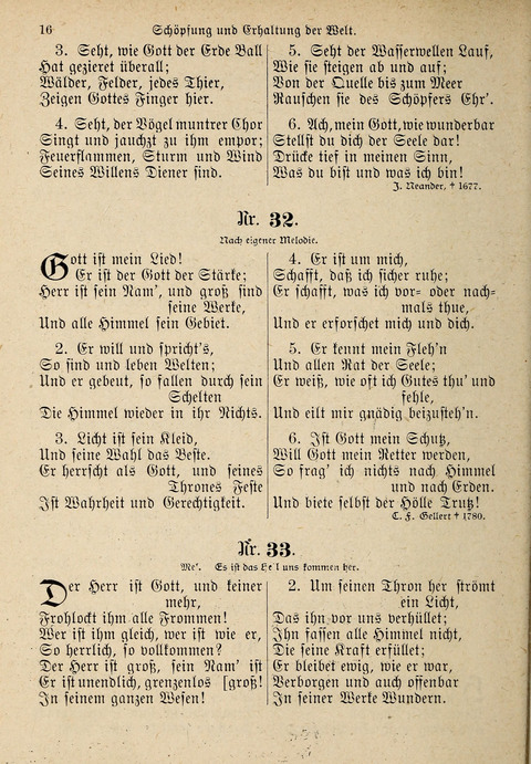 Evangelisches Gesangbuch: für die deutschen Congregational-Gemeinden von Nork-Amerika page 16
