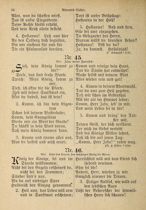 Evangelisches Gesangbuch: für die deutschen Congregational-Gemeinden von Nork-Amerika page 24