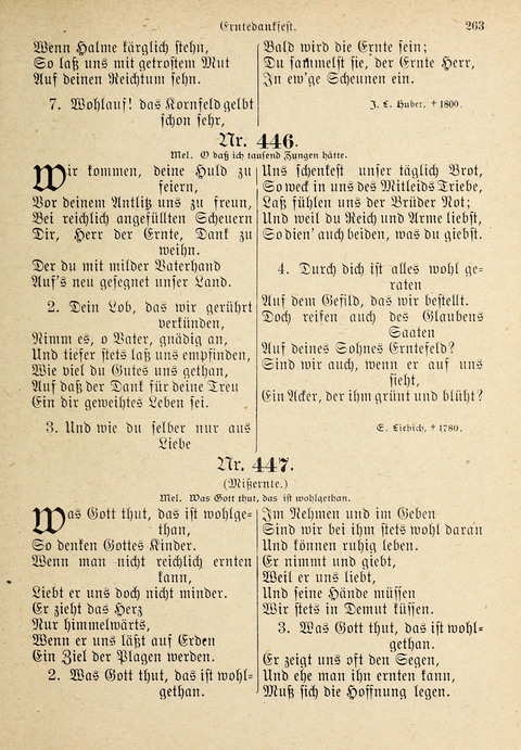 Evangelisches Gesangbuch: für die deutschen Congregational-Gemeinden von Nork-Amerika page 263