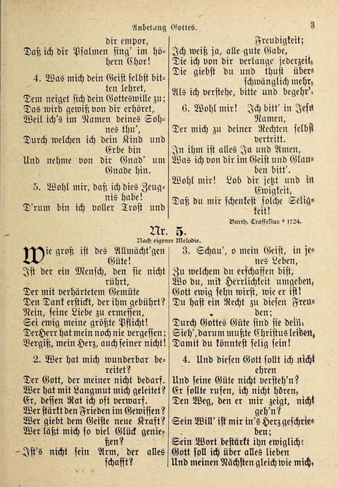 Evangelisches Gesangbuch: für die deutschen Congregational-Gemeinden von Nork-Amerika page 3