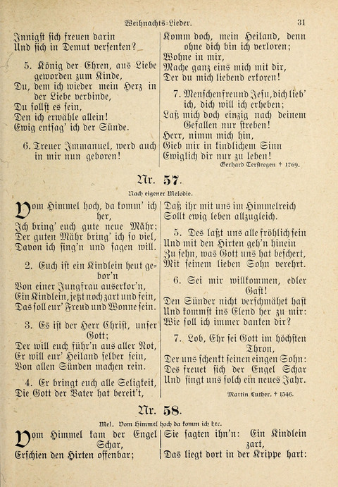 Evangelisches Gesangbuch: für die deutschen Congregational-Gemeinden von Nork-Amerika page 31