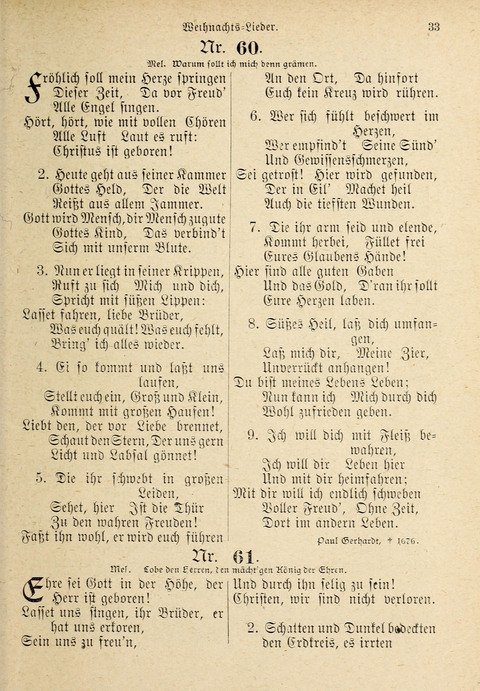 Evangelisches Gesangbuch: für die deutschen Congregational-Gemeinden von Nork-Amerika page 33