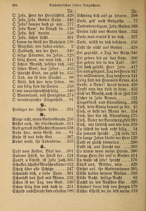 Evangelisches Gesangbuch: für die deutschen Congregational-Gemeinden von Nork-Amerika page 334