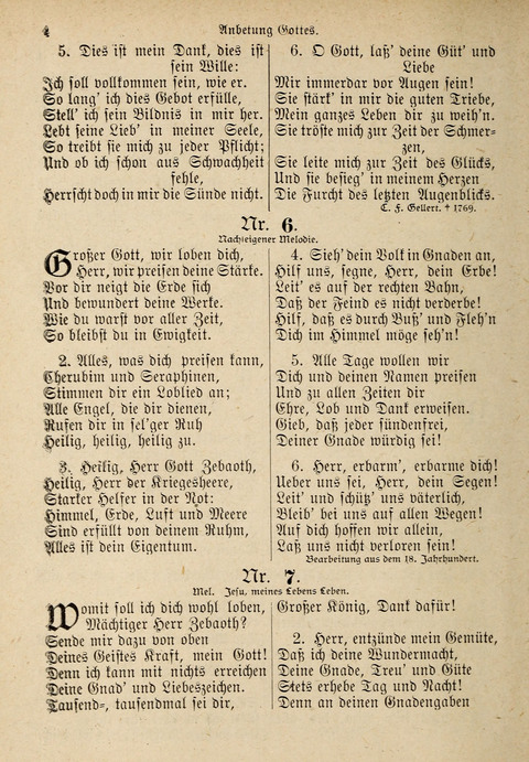 Evangelisches Gesangbuch: für die deutschen Congregational-Gemeinden von Nork-Amerika page 4