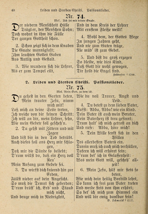 Evangelisches Gesangbuch: für die deutschen Congregational-Gemeinden von Nork-Amerika page 40