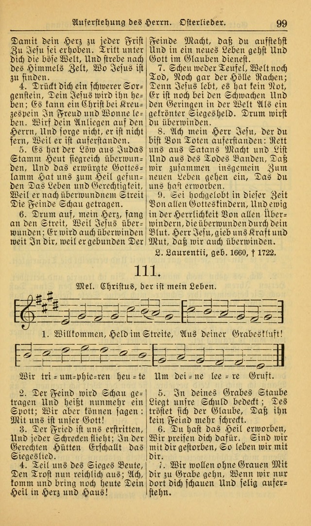Evangelisches Gesangbuch: herausgegeben von der Deutschen Evangelischen Synode von Nord-Amerika (Revidierte Ausgabe) page 108