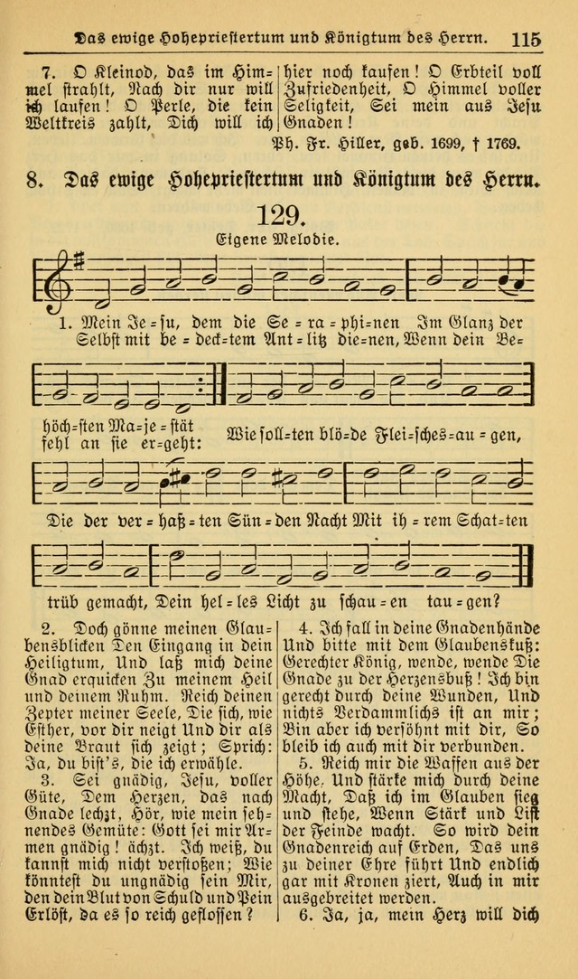 Evangelisches Gesangbuch: herausgegeben von der Deutschen Evangelischen Synode von Nord-Amerika (Revidierte Ausgabe) page 124