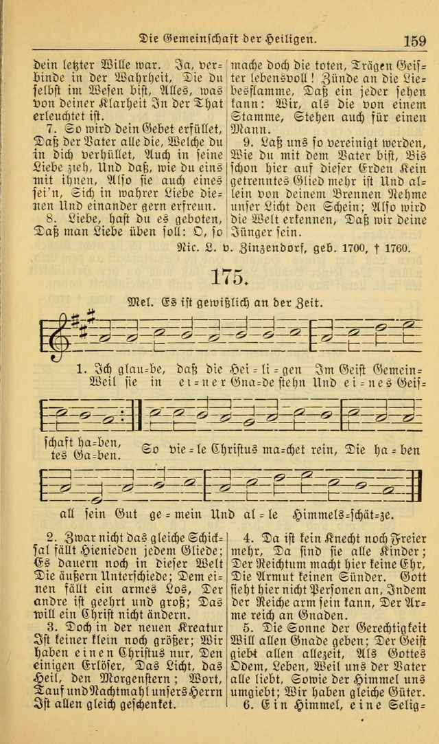 Evangelisches Gesangbuch: herausgegeben von der Deutschen Evangelischen Synode von Nord-Amerika (Revidierte Ausgabe) page 168