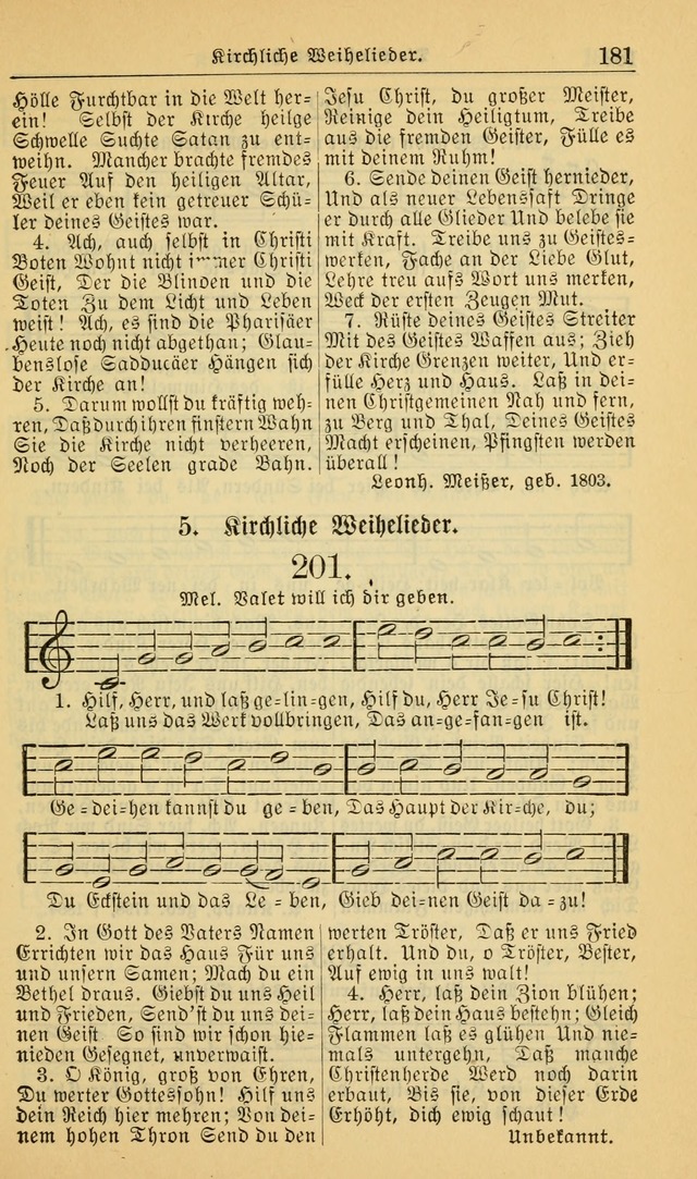 Evangelisches Gesangbuch: herausgegeben von der Deutschen Evangelischen Synode von Nord-Amerika (Revidierte Ausgabe) page 190