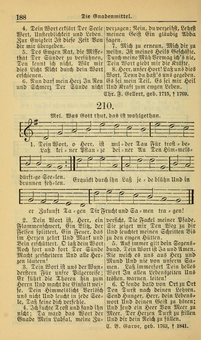 Evangelisches Gesangbuch: herausgegeben von der Deutschen Evangelischen Synode von Nord-Amerika (Revidierte Ausgabe) page 197