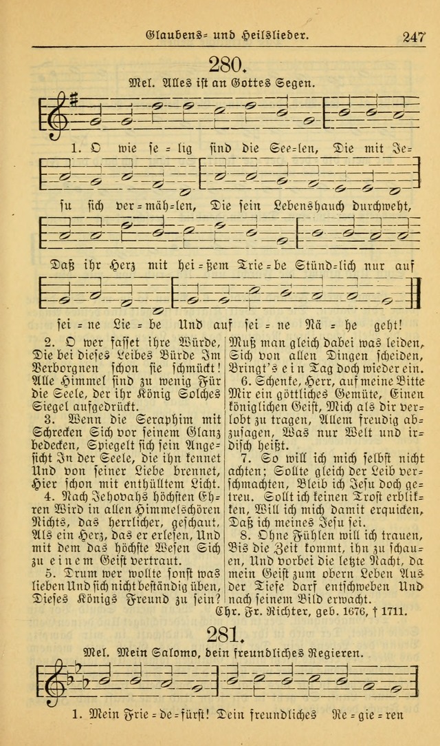 Evangelisches Gesangbuch: herausgegeben von der Deutschen Evangelischen Synode von Nord-Amerika (Revidierte Ausgabe) page 256