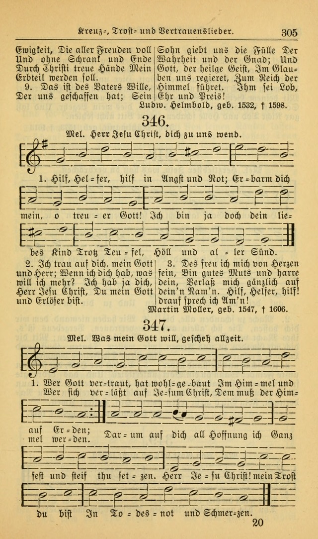 Evangelisches Gesangbuch: herausgegeben von der Deutschen Evangelischen Synode von Nord-Amerika (Revidierte Ausgabe) page 314