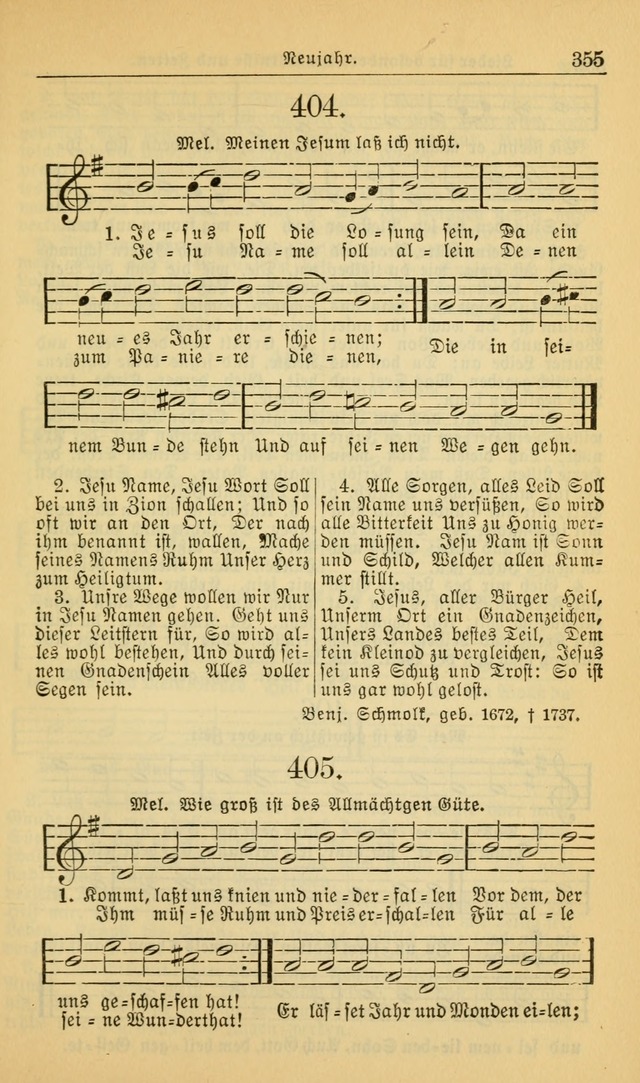 Evangelisches Gesangbuch: herausgegeben von der Deutschen Evangelischen Synode von Nord-Amerika (Revidierte Ausgabe) page 364