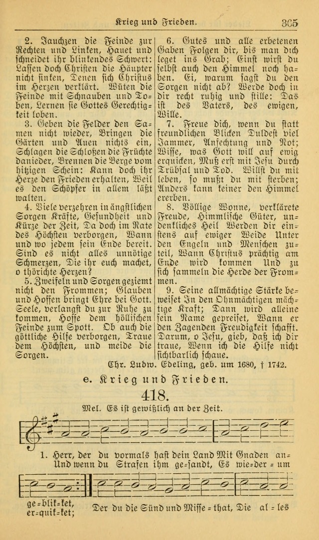 Evangelisches Gesangbuch: herausgegeben von der Deutschen Evangelischen Synode von Nord-Amerika (Revidierte Ausgabe) page 374