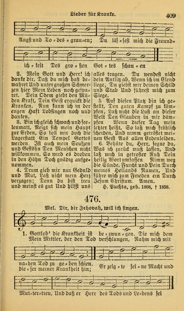 Evangelisches Gesangbuch: herausgegeben von der Deutschen Evangelischen Synode von Nord-Amerika (Revidierte Ausgabe) page 418