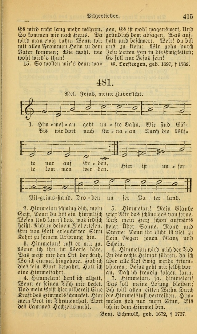 Evangelisches Gesangbuch: herausgegeben von der Deutschen Evangelischen Synode von Nord-Amerika (Revidierte Ausgabe) page 424